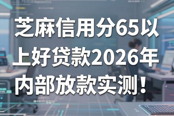 芝麻信用分650以上好贷款2026年内部放款实测！本文为您全面揭示！