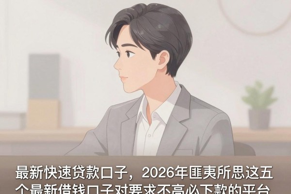 最新快速贷款口子，2026年匪夷所思这五个最新借钱口子对要求不高必下款的平台