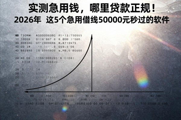 实测急用钱,哪里贷款正规！2026年探寻​这5个急用借钱50000元秒过的软件