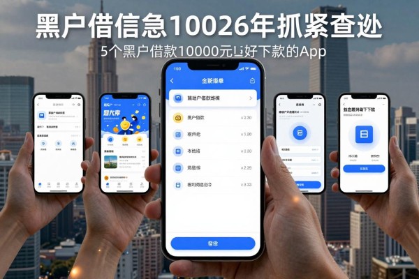 黑户借钱应急10002026年抓紧查阅！叙述5个黑户借款1000元好下款的app