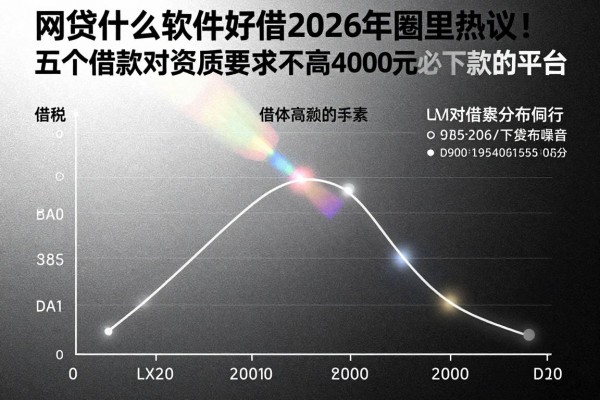 网贷什么软件好借2026年圈里热议！本文说明五个借款对资质要求不高4000元必下款的平台