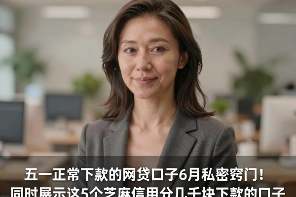五一正常下款的网贷口子6月私密窍门！同时展示这5个芝麻信用分几千块下款的口子