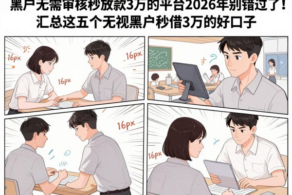 黑户无需审核秒放款3万的平台2026年别错过了！汇总这五个无视黑户秒借3万的好口子