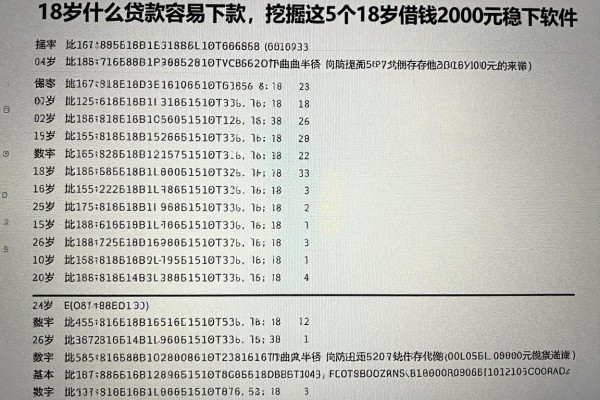 18岁什么贷款容易下款，挖掘这5个18岁借钱2000元稳下软件