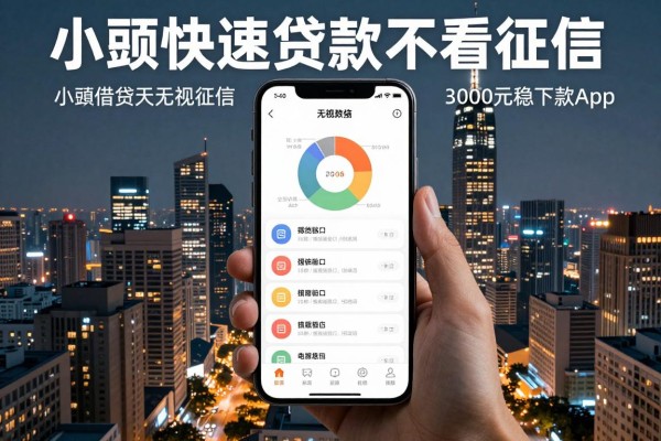小额快速贷款不看征信，阐述这几家小额借钱无视征信3000元稳下款app
