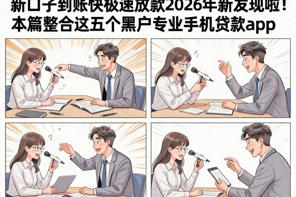 新口子到账快极速放款2026年新发现啦！本篇整合这五个黑户专业手机贷款app