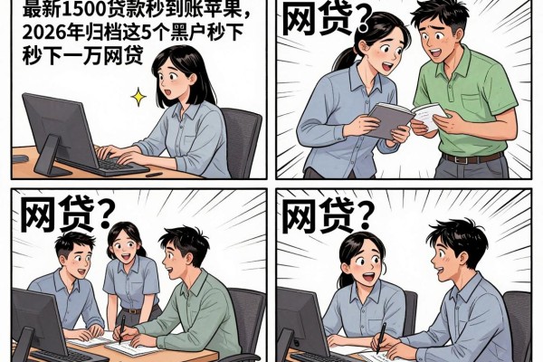 最新1500贷款秒到账苹果，2026年归档这5个黑户秒下一万网贷