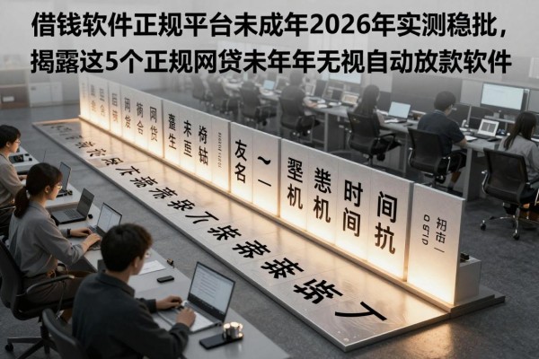 借钱软件正规平台未成年2026年实测稳批，揭露这5个正规网贷未成年无视自动放款软件