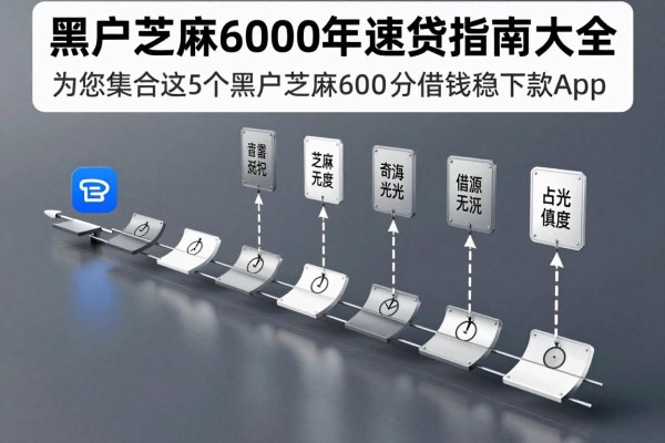 黑户芝麻600分贷款18岁2026年速贷指南大全！为您集合这5个黑户芝麻600分借钱稳下款app