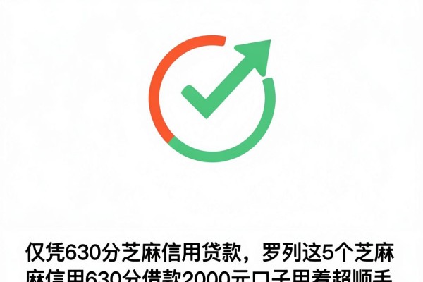 仅凭630分芝麻信用贷款，罗列这5个芝麻信用630分借款2000元口子用着超顺手