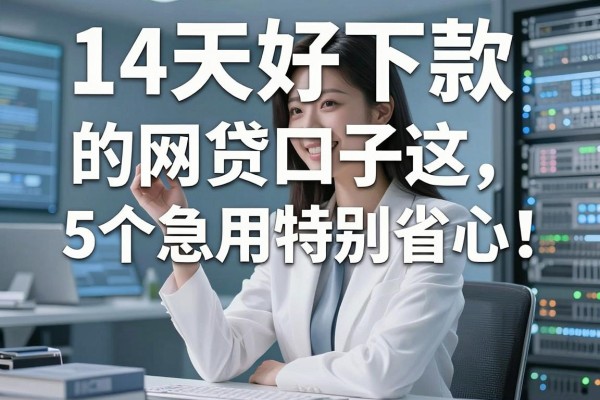 14天好下款的网贷口子这5个急用特别省心！本篇为您深度盘点！