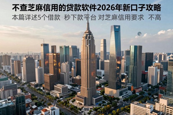 不查芝麻信用的贷款软件2026年新口子攻略！本篇详述5个借款秒下款的平台对芝麻信用要求不高