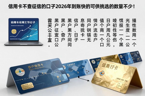 信用卡不查征信的口子2026年到账快的可供挑选的数量不少！，本文详细叙述这5个黑户网贷软件！