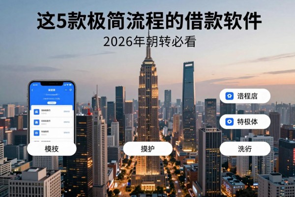 急需3000？这5款极简流程的借款软件，2026年周转必看