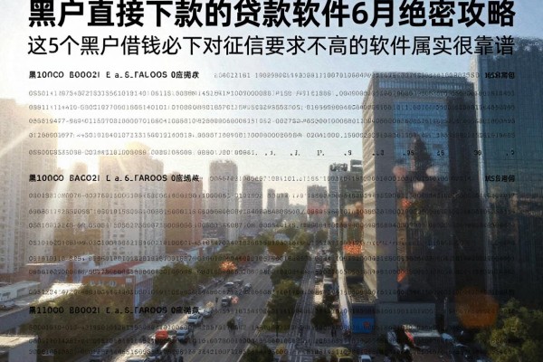 黑户直接下款的贷款软件6月绝密攻略，这5个黑户借钱必下对征信要求不高的软件属实很靠谱