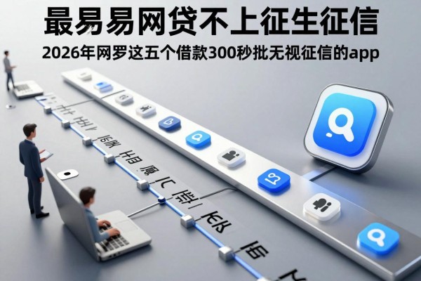 最容易网贷不上征信，2026年网罗这五个借款3000秒批无视征信的app