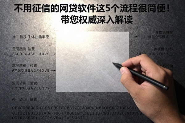 不用征信的网贷软件这5个流程很简便！带您权威深入解读！