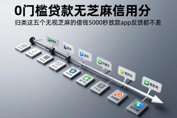 0门槛贷款无芝麻信用分，归类这五个无视芝麻的借钱5000秒放款app反馈都不差