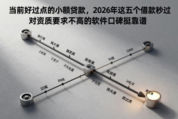 当前好过点的小额贷款，2026年这五个借款秒过 对资质要求不高的软件口碑挺靠谱