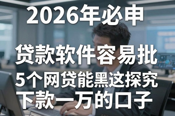 2026年必申​贷款软件容易批 黑户，探究这5个网贷能下款一万的口子