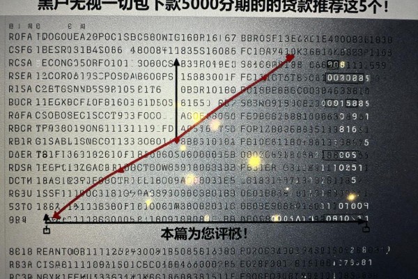 黑户无视一切包下款5000分期的贷款推荐这5个！本篇为您深度评析！