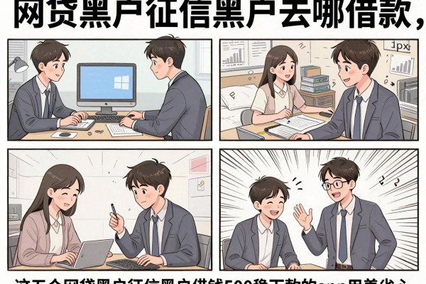 网贷黑户征信黑户去哪借款，这五个网贷黑户征信黑户借钱500稳下款的app用着省心