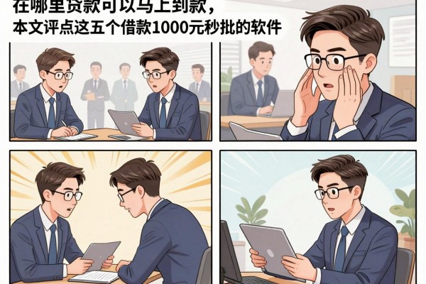 在哪里贷款可以马上到款，本文评点这五个借款1000元秒批的软件
