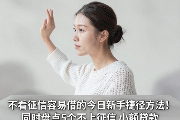 不看征信容易借的今日新手捷径方法！同时盘点5个不上征信 小额贷款