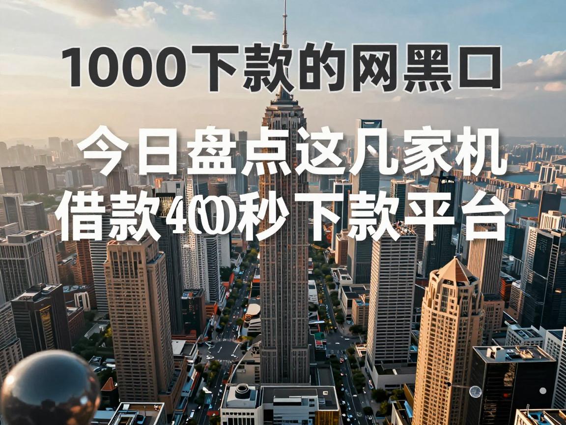 1000下款的网黑口，今日盘点这几家借款4000秒下款的平台