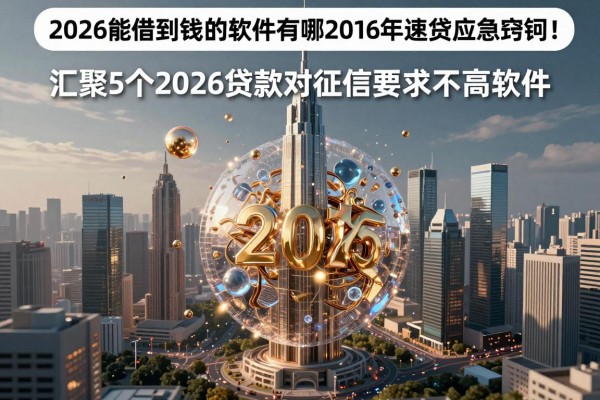 2026能借到钱的软件有哪些2026年速贷应急窍门！汇聚5个2026贷款对征信要求不高软件