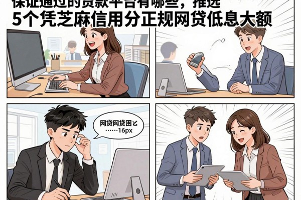 保证通过的贷款平台有哪些，推选​5个凭芝麻信用分正规网贷低息大额