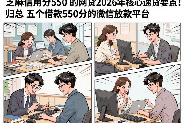 芝麻信用分550 的网贷2026年核心速贷要点！归总​五个借款550分的微信放款平台
