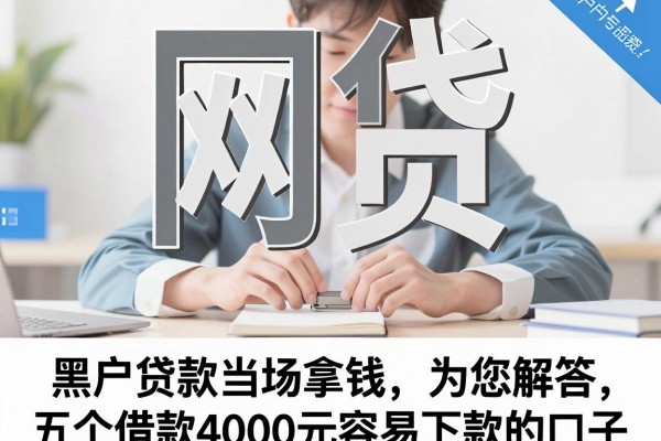黑户贷款当场拿钱，为您解答五个借款4000元容易下款的口子