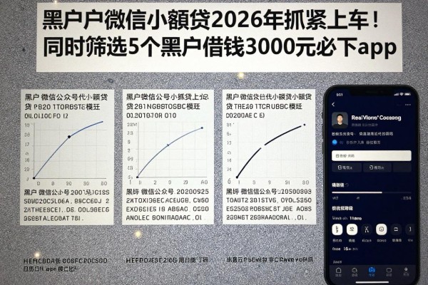 黑户微信公众号小额贷2026年抓紧上车！同时筛选5个黑户借钱3000元必下app