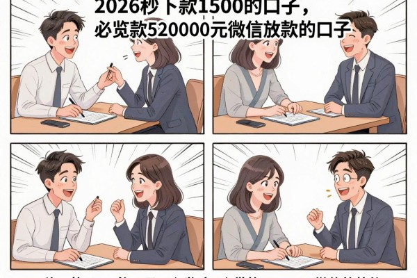 2026秒下款1500的口子，必览这5个借款20000元微信放款的口子