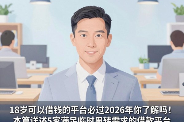 18岁可以借钱的平台必过2026年你了解吗！本篇详述5家满足临时周转需求的借款平台