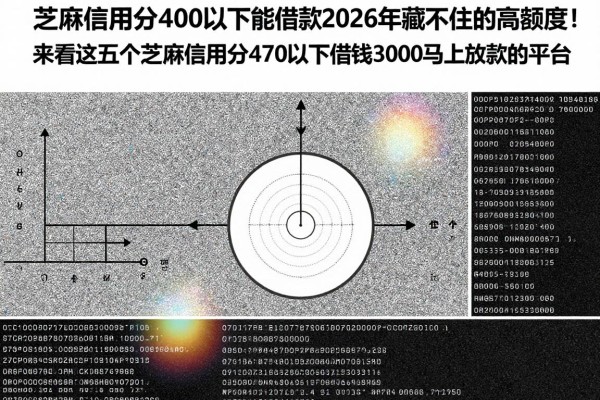 芝麻信用分400以下能借款2026年藏不住的高额度！来看这五个芝麻信用分400以下借钱3000马上放款的平台