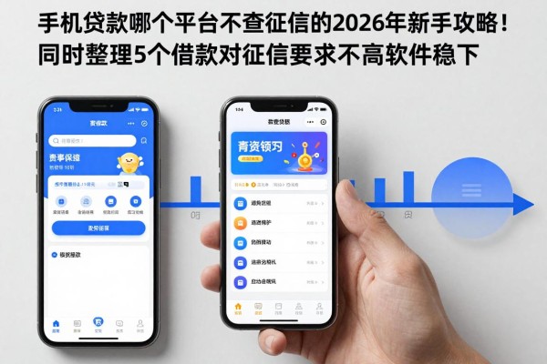 手机贷款哪个平台不查征信的2026年新手攻略！同时整理5个借款对征信要求不高软件稳下