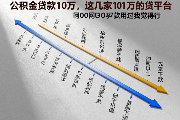 公积金贷款10万，这几家借款10万的平台网贷3000容易下款用过都觉得行