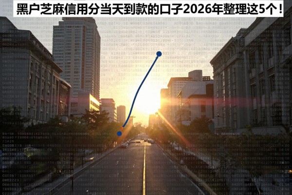 黑户芝麻信用分当天到款的口子2026年整理这5个！本篇为您详细研讨！