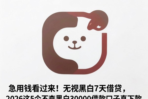 急用钱看过来！无视黑白7天借贷，2026这5个不查黑白30000借款口子真下款