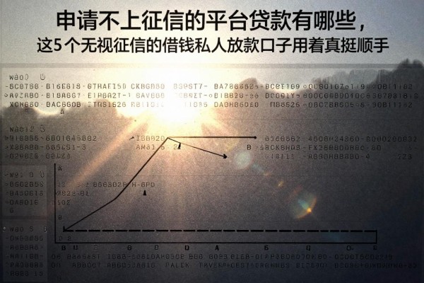 申请不上征信的平台贷款有哪些，这5个无视征信的借钱私人放款口子用着真挺顺手