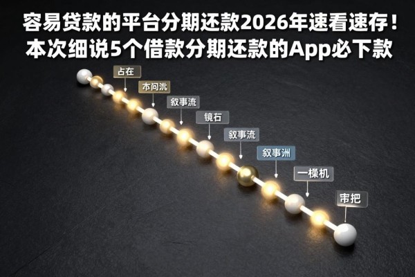 容易贷款的平台分期还款2026年速看速存！本次细说5个借款分期还款的app必下款