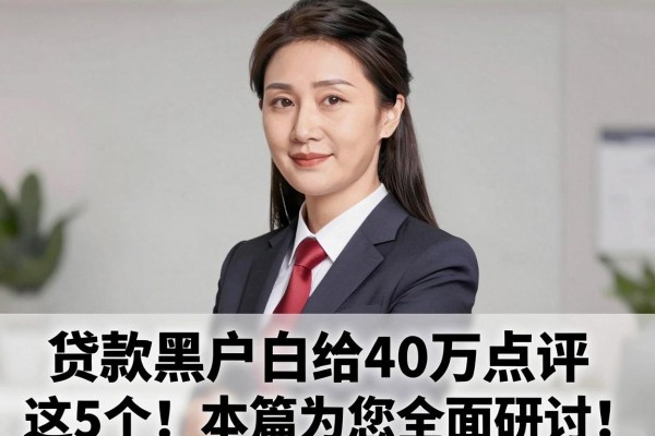 贷款黑户白给40万点评​这5个！本篇为您全面研讨！