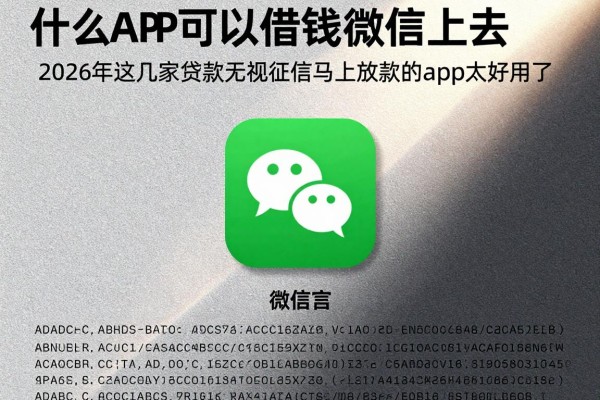 什么app可以借钱到微信上去，2026年这几家贷款无视征信马上放款的app太好用了