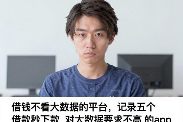 借钱不看大数据的平台，记录五个借款秒下款 对大数据要求不高 的app