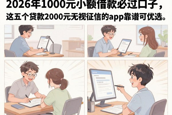2026年1000元小额借款必过口子，这五个贷款2000元无视征信的app靠谱可优选