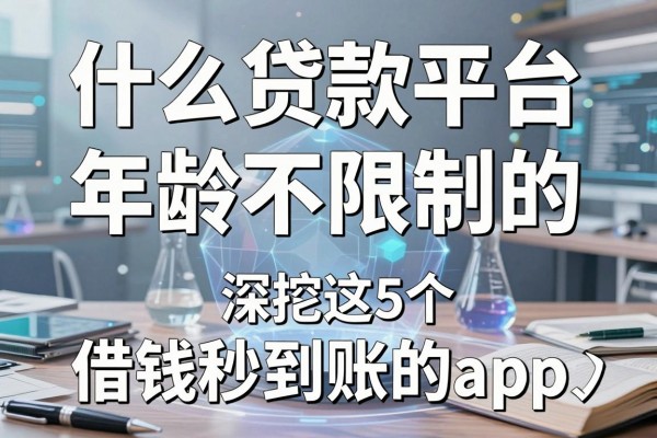 什么贷款平台年龄不限制的，深挖这5个无视年龄借钱秒到账的app