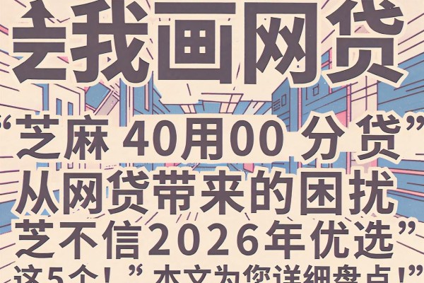 芝麻信用400分网贷2026年优选这5个!本文为您详细盘点!