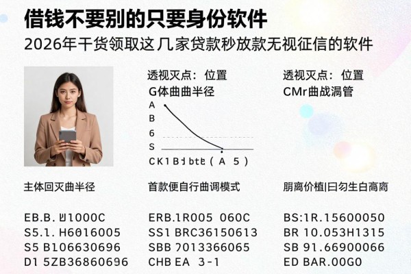 借钱不要别的只要身份证软件,2026年干货领取这几家贷款秒放款无视征信的软件
